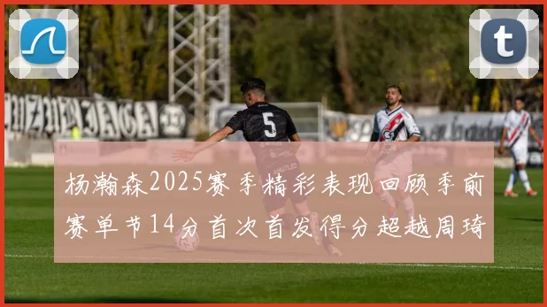 杨瀚森2025赛季精彩表现回顾季前赛单节14分首次首发得分超越周琦